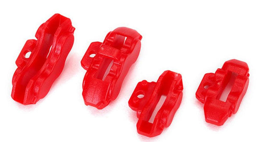 Traxxas 8367 Brake Calipers (Red) Front (2) /Rear (2) 4-Tec 2.0