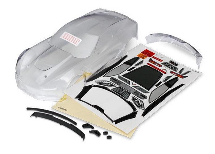 Traxxas Body Chevrolet Corvette Z06 (Clear Require Painting) 4-Tec 2.0 Ford GT