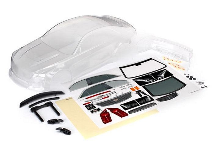 Traxxas Body Cadillac CTS-V (Clear Requires Painting) /Decal Sheet 4-Tec 2.0