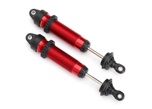 Traxxas 8460R Shocks GTR 139mm Aluminum Red (Rear, Threaded) Desert Racer