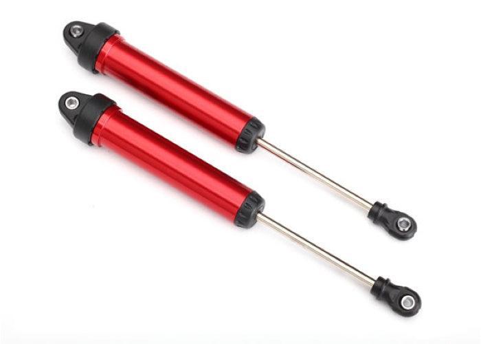 Traxxas 8461R Shocks GTR 160mm Aluminum Red (Rear, No Threads) Desert Racer