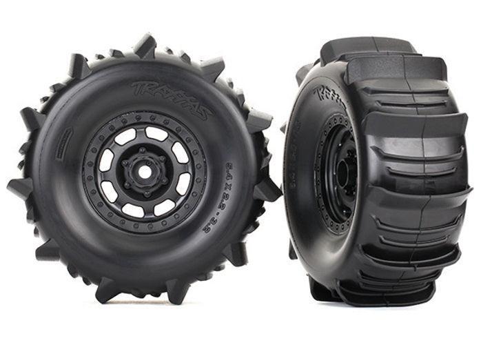 Traxxas 8475 Tires/Wheels Assembled Glued (2) Desert Racer TRA8475