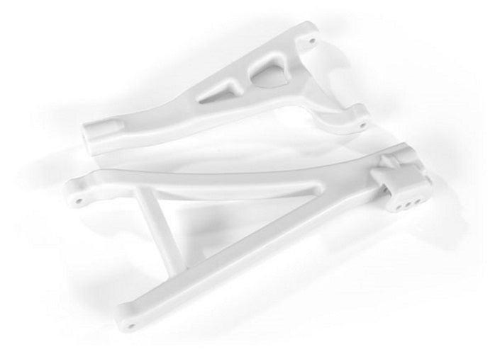 Traxxas Suspension Arms White Front (Right) Heavy Duty (Upper Lower) E-Revo