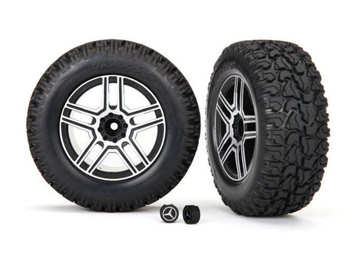 Traxxas 8872 Tire/Wheel Assembled Glued (Requires #8255A Extended Stub Axle)