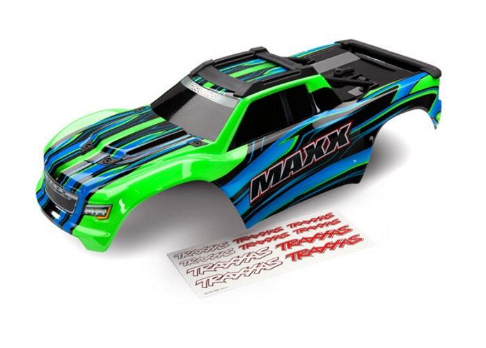 Traxxas 8911G Body Green (Painted)/Decal Sheet Maxx
