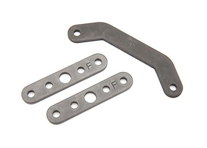 Traxxas 8926 Bulkhead Tie Bar Front Upper (1)/ Lower (2) (Steel) Maxx
