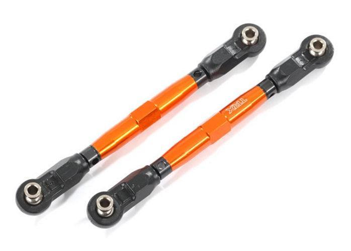 Traxxas 8948A Toe links Front (Tubes Orange-Anodized) 7075-T6 Maxx