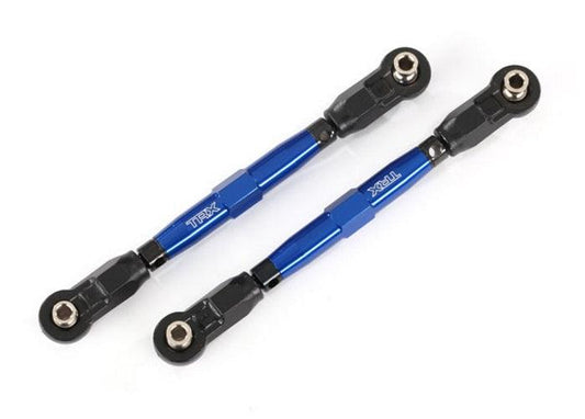 Traxxas 8948X Toe Links Front (Tubes Blue-Anodized 7075-T6 (88mm) (2) Maxx