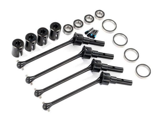 Traxxas 8950X Driveshafts Steel Constant-Velocity Front/Rear (4) MAXX