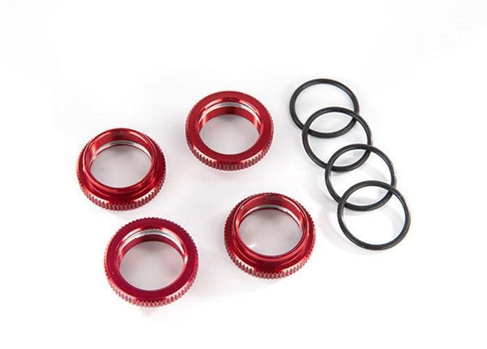Traxxas 8968R Spring Retainer Red-Anodized Aluminum GT-Maxx Shocks Maxx