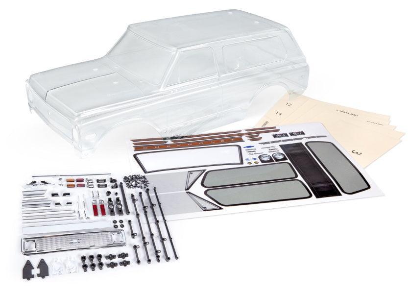 Traxxas 9111 TRX-4 1972 Chevrolet Blazer Clear Rock Crawler Body