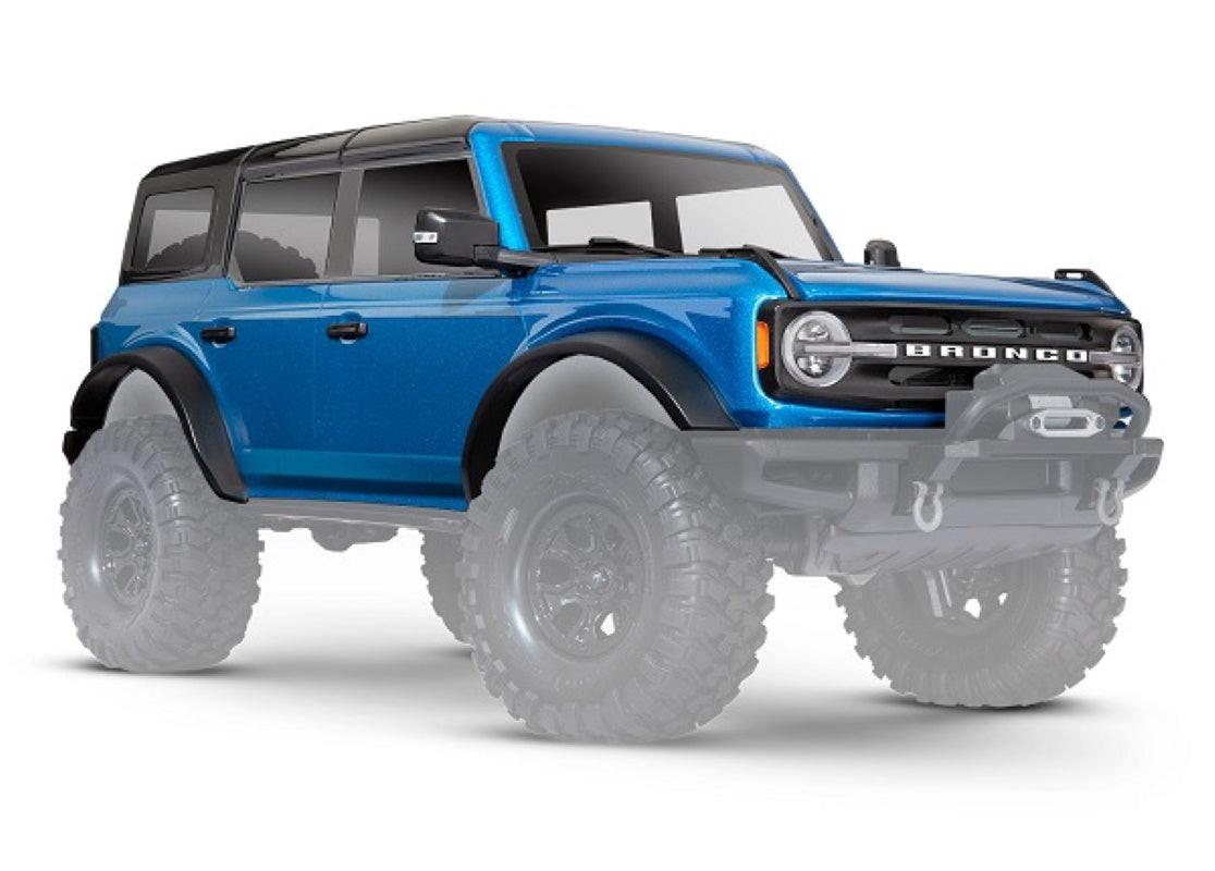 Traxxas 9211A 2021 Painted Complete Ford Bronco Body TRX-4 BLUE