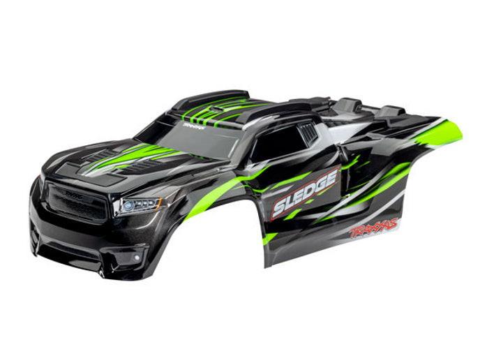 Traxxas 9511G Green Painted Body Sledge