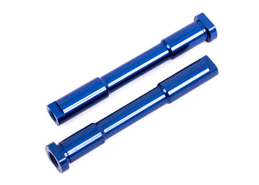 Traxxas 9525 Bellcrank posts steering (aluminum, blue-anodized) Sledge