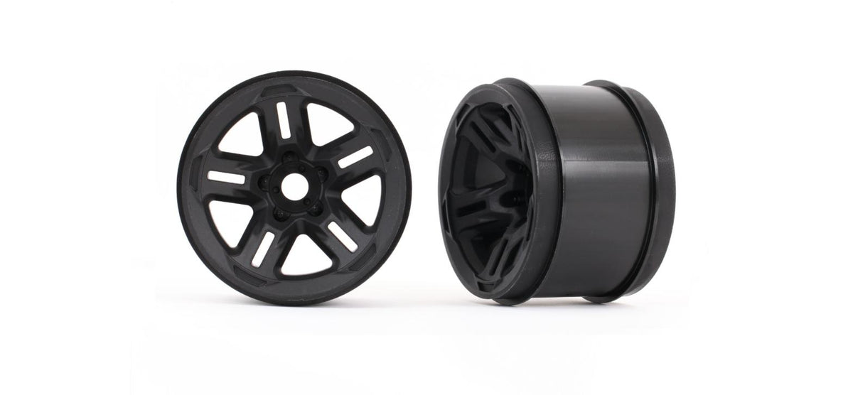 Traxxas 9671 Wheels 3.8 Black Splined