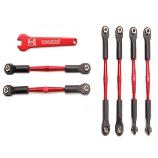 Traxxas 5539X Red Aluminum Camber Links Turnbuckles Jato