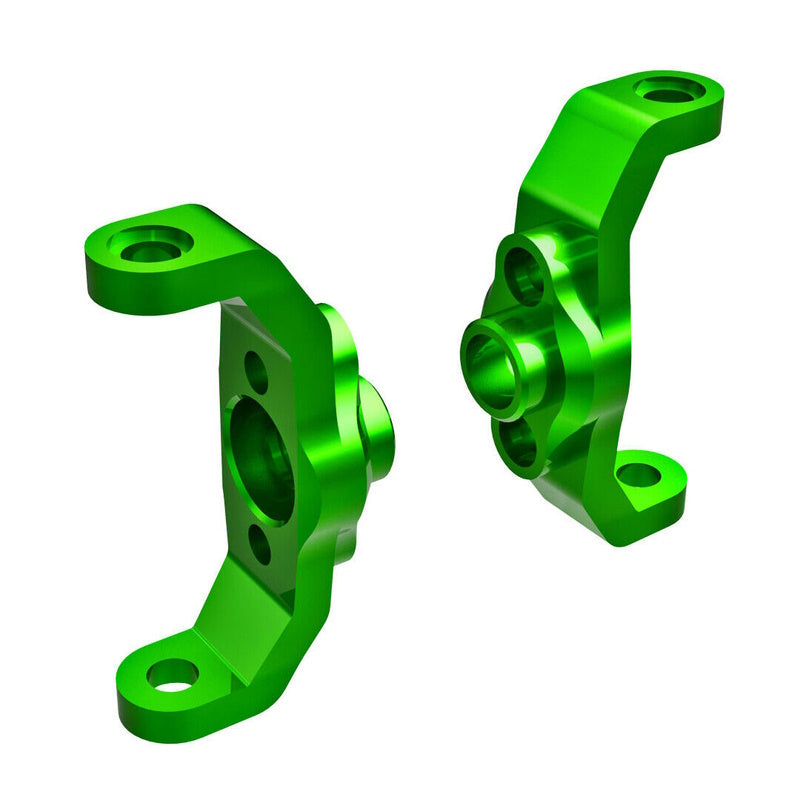 Traxxas 9733-GRN TRX-4M Left & Right Aluminum Caster Blocks (Green)