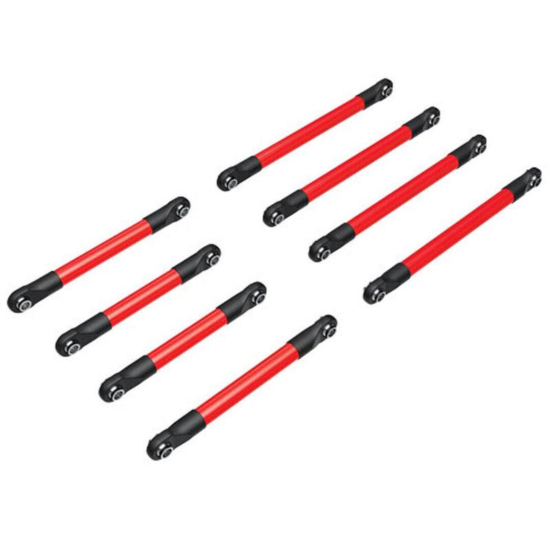 Traxxas 9749-RED TRX-4M Heavy-Duty Aluminum Suspension Link Set (Red)