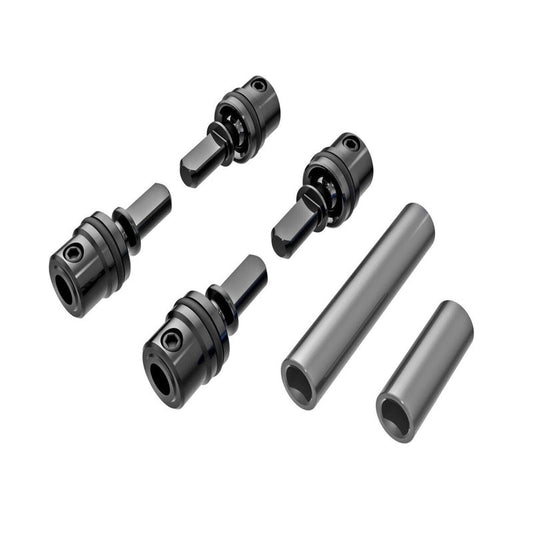 Traxxas 9751-GRAY TRX-4M Steel / Alum Male / Female Center Driveshafts