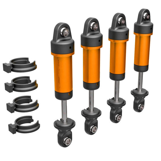 Traxxas 9764-ORNG TRX-4M Aluminum  GTM Shocks (4) Orange Without Springs