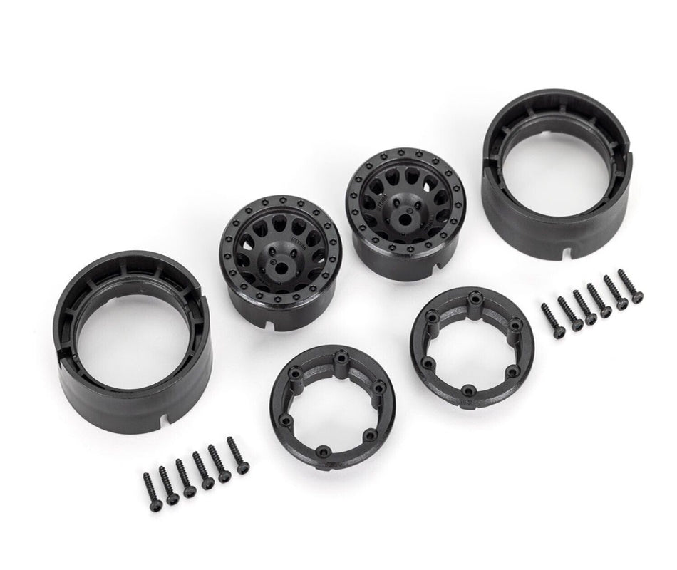 Traxxas 9781 TRX-4M Wheels Method 105 1.0” Black Beadlock
