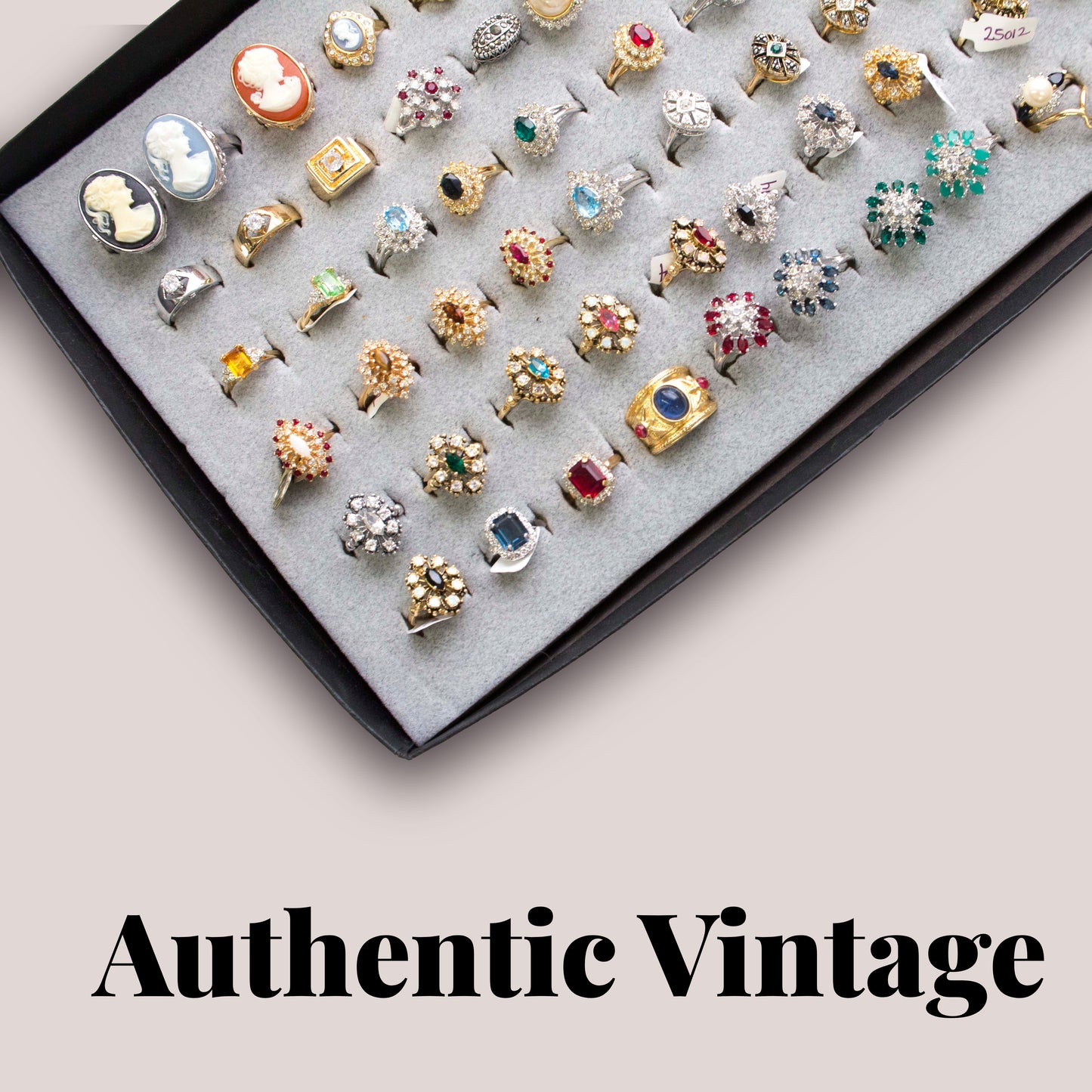 FIVE FOR ONE -Mix of 5 Vintage/Antique Rings for Women We Select Per Your Specifications Made in America - Bulk Pack by PVD Vintage Jewelry