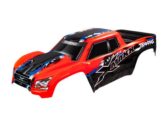 Traxxas 7811R Body X-Maxx Red (Painted Decals Applied)