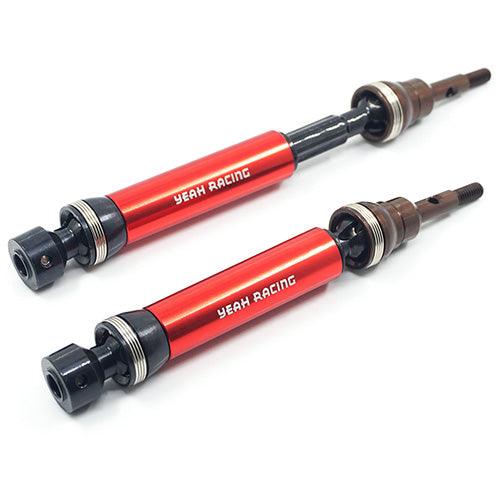 Yeah Racing Tool Steel Front Universal Drive Shaft Red TRA Slash 4X4 /Stampede