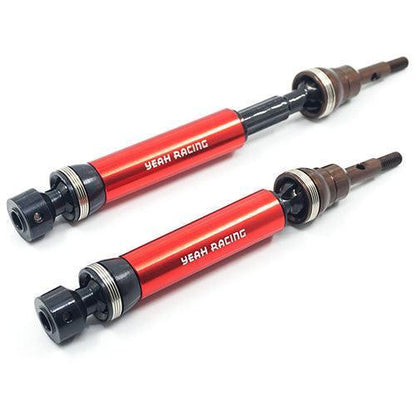 Yeah Racing Tool Steel Front Universal Drive Shaft Red TRA Slash 4X4 /Stampede