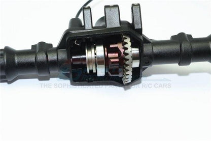 GPM ALUMINUM F/R DIFFERENTIAL CARRIER TRAXXAS TRX-4 TRAIL DEFENDER CRAWLER BLACK