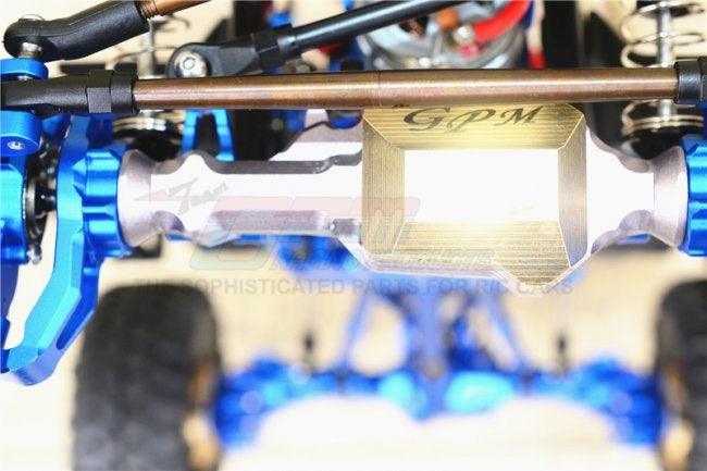 GPM ALUMINUM FRONT GEAR BOX W/O COVER TRAXXAS TRX-4 TRAIL DEFENDER CRAWLER BLUE