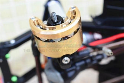 GPM BRASS PENDULUM WHEEL KNUCKLE AXLE WEIGHT + 9MM HEX ADAPTER TRAXXAS TRX-4