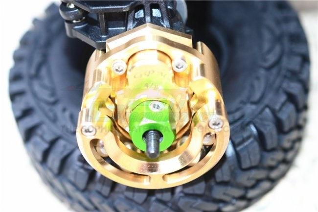 GPM BRASS EXTREME HEAVY EDITION PENDULUM WHEEL KNUCKLE AXLE WEIGHT TRAXXAS TRX-4
