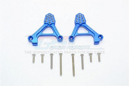 Gpm Racing TRX4030 Blue Aluminum Rear Damper Mount (1pair) Traxxas TRX4
