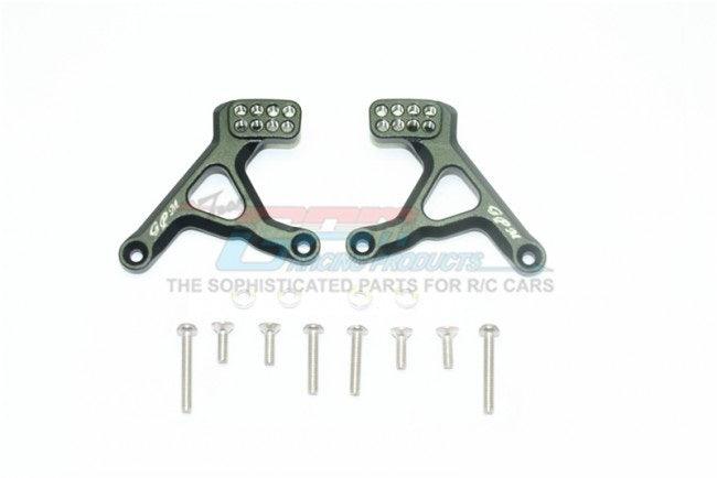 GPM ALUMINUM REAR ADJUSTABLE SHOCK TOWER TRAXXAS TRX-4 / TRX-6 BLACK