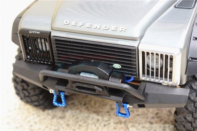 GPM HEADLIGHT ASSEMBLY VERTICAL BRUSH GUARD ALUMINUM TRAXXAS TRX-4 BLACK