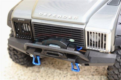 GPM HEADLIGHT ASSEMBLY VERTICAL BRUSH GUARD ALUMINUM TRAXXAS TRX-4 BLACK