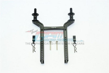 GPM ALUMINUM REAR BODY MOUNT & POST Traxxas TRX-4 Black
