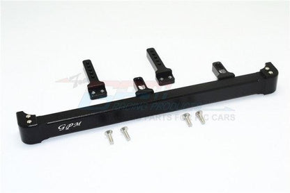 GPM ALUMINUM REAR BUMPER ON-ROAD STREET FIGHTER TRAXXAS TRX-4 BLACK