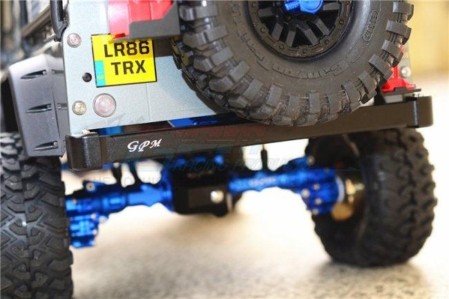 GPM ALUMINUM REAR BUMPER ON-ROAD STREET FIGHTER TRAXXAS TRX-4 BLACK