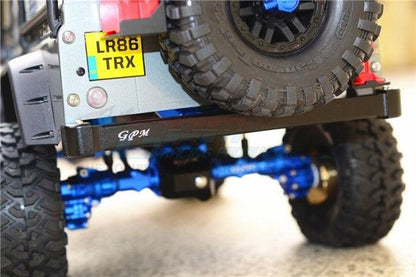GPM ALUMINUM REAR BUMPER ON-ROAD STREET FIGHTER TRAXXAS TRX-4 BLACK