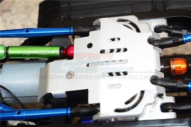 GPM TRX4332-SILVER ALUMINUM CENTER GEAR BOX BOTTOM PROTECTOR MOUNT TRAXXAS TRX-4