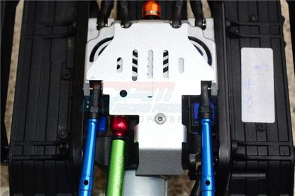 GPM TRX4332-SILVER ALUMINUM CENTER GEAR BOX BOTTOM PROTECTOR MOUNT TRAXXAS TRX-4
