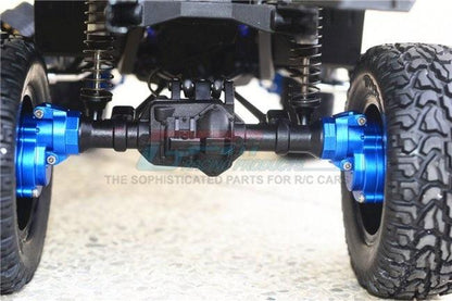 GPM REAR GEAR BOX KNUCKLE ARMS+SPINDLE GEAR+REAR AXLE SHAFT TRAXXAS TRX-4 BLACK
