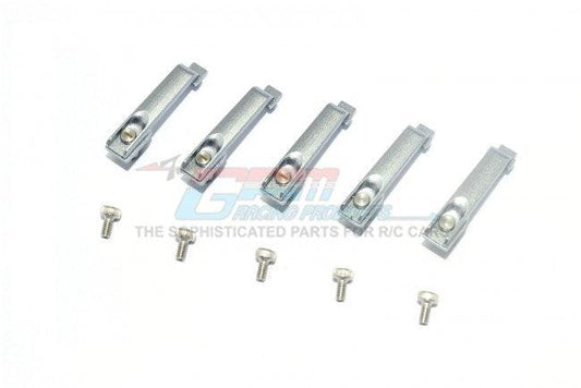 GPM RC CAR ALUMINUM DOOR HANDLE TRAXXAS TRX-4 MERCEDEZ BENZ GUN SILVER