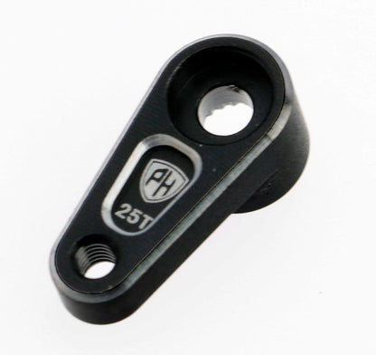 Powerhobby Aluminum 25T Servo Horn FOR Traxxas TRX-4M Black TRX4M