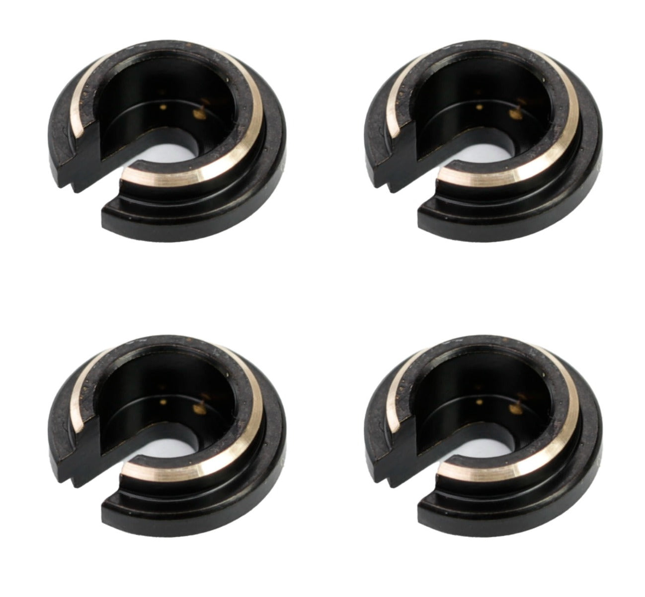 Powerhobby Brass Lower Shock Retainer (4) FOR Traxxas TRX-4M TRX4m