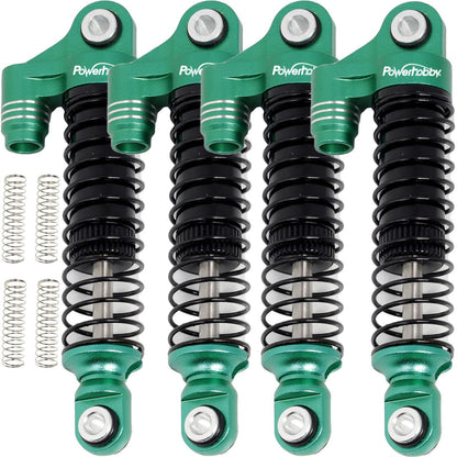 Powerhobby Aluminum 51mm Long Travel Shocks Green FOR Traxxas TRX-4M