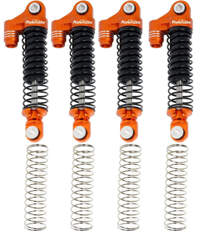 Powerhobby Aluminum 51mm Long Travel Shocks Orange FOR Traxxas TRX-4M