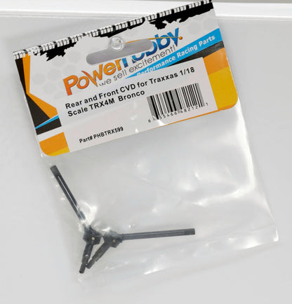 Powerhobby Front and Rear CVD FOR Traxxas TRX-4M TRX4M